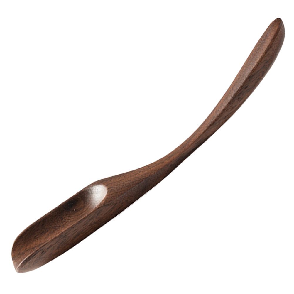 Coffee Bean And Tea Leaf - Wooden Tea Scoop Natural Walnut Wood