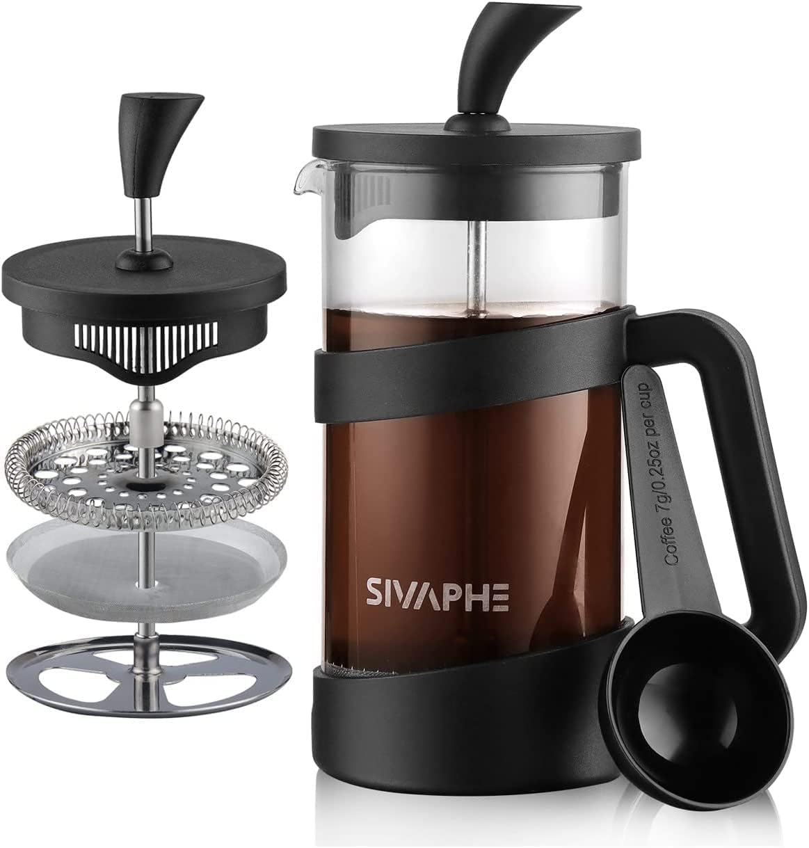 Coffee Tea Maker - 12oz French Press Coffee Maker, Lightweight