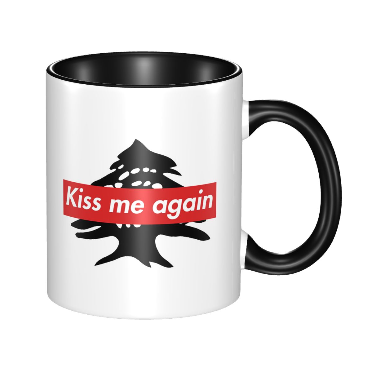 Coffee Tea Me - Lebanon Flag Lebanese Kiss Me Again