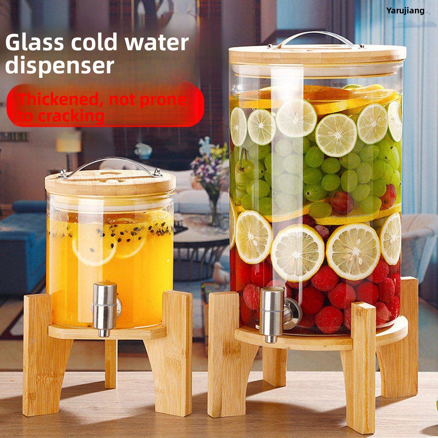 Cold Brew Jar - Heat Resistant Glass Cold Water Pot