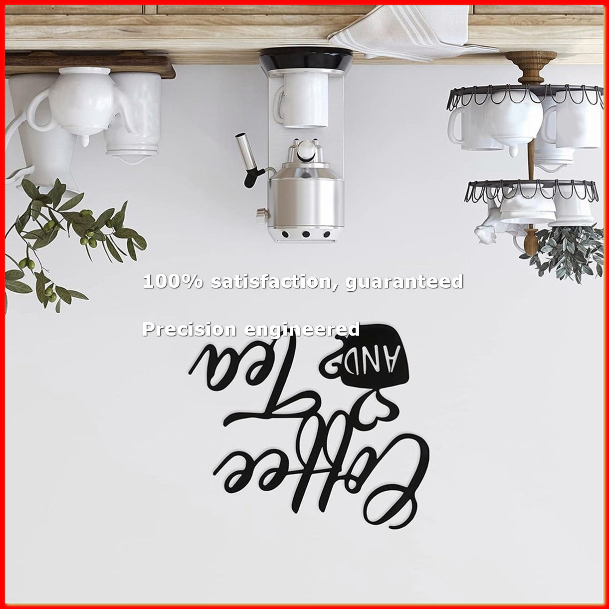 Coffee Tea - Coffee Sign and Tea Bar Metal
