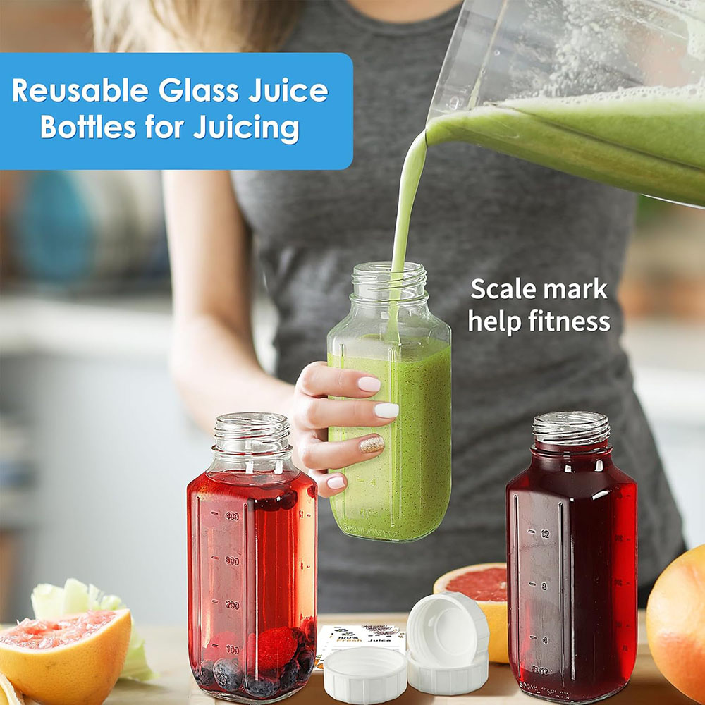 Glass Juice Bottles with Lids, – Cold Brew Jar recenzja i cena