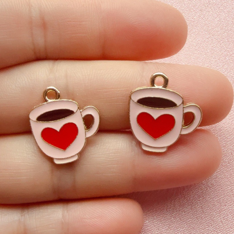 12pcs Colorful Drip Oil Love C – Coffee & Tea Difabis recenzja i cena
