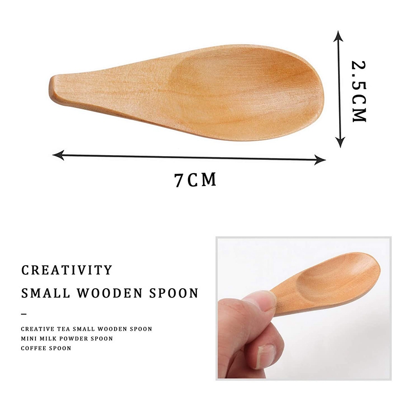 spoon5 Pieces Mini Wooden Spoo – Coffee Tea Etc recenzja i cena