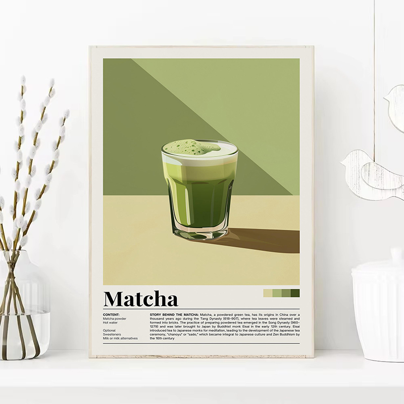 Vintage Coffee Beverage Poster – Coffee And Tea Lyrics recenzja i cena