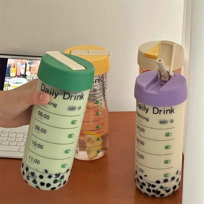Glass Water Bottle With Time M – Coffee Tea Equipment recenzja i cena