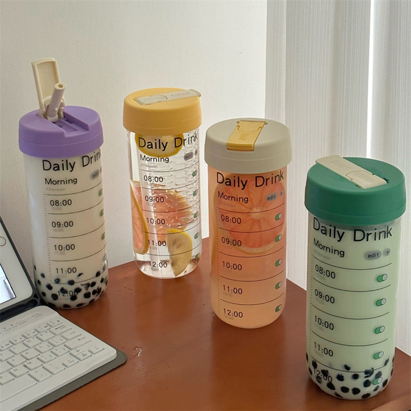Glass Water Bottle With Time M – Coffee Tea Equipment recenzja i cena