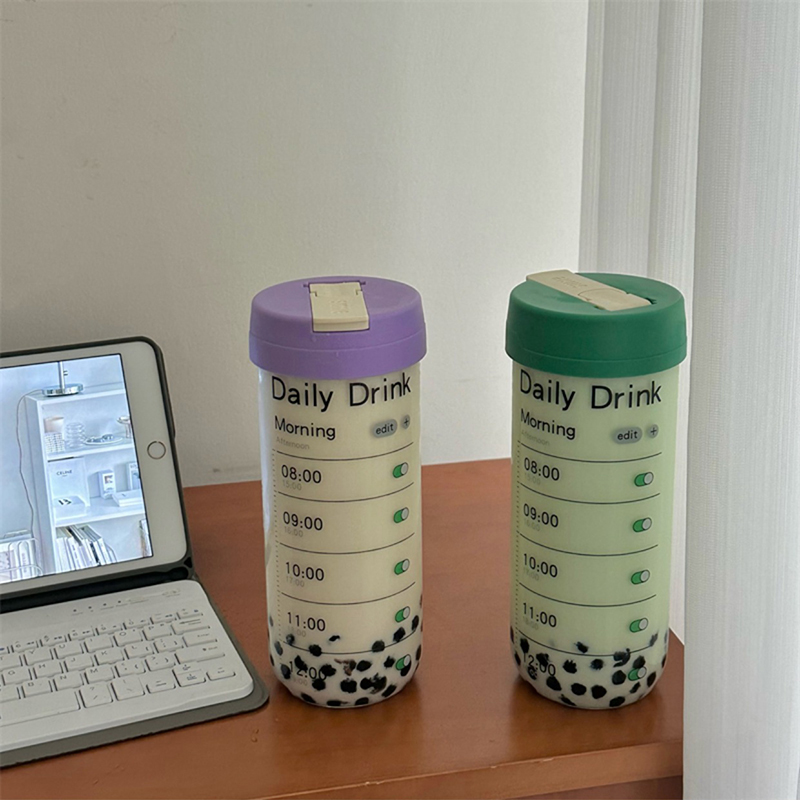 Glass Water Bottle With Time M – Coffee Tea Equipment recenzja i cena