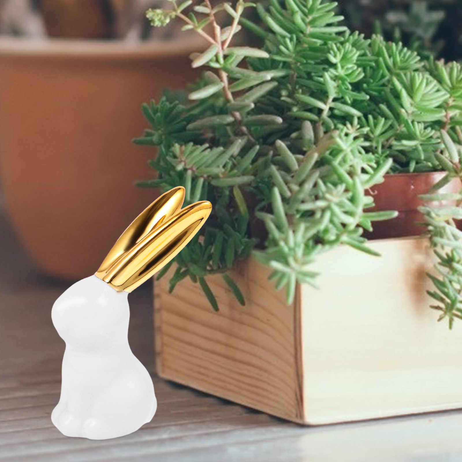 Small Ceramic Rabbit Statue Bu – Coffee Tea Library recenzja i cena