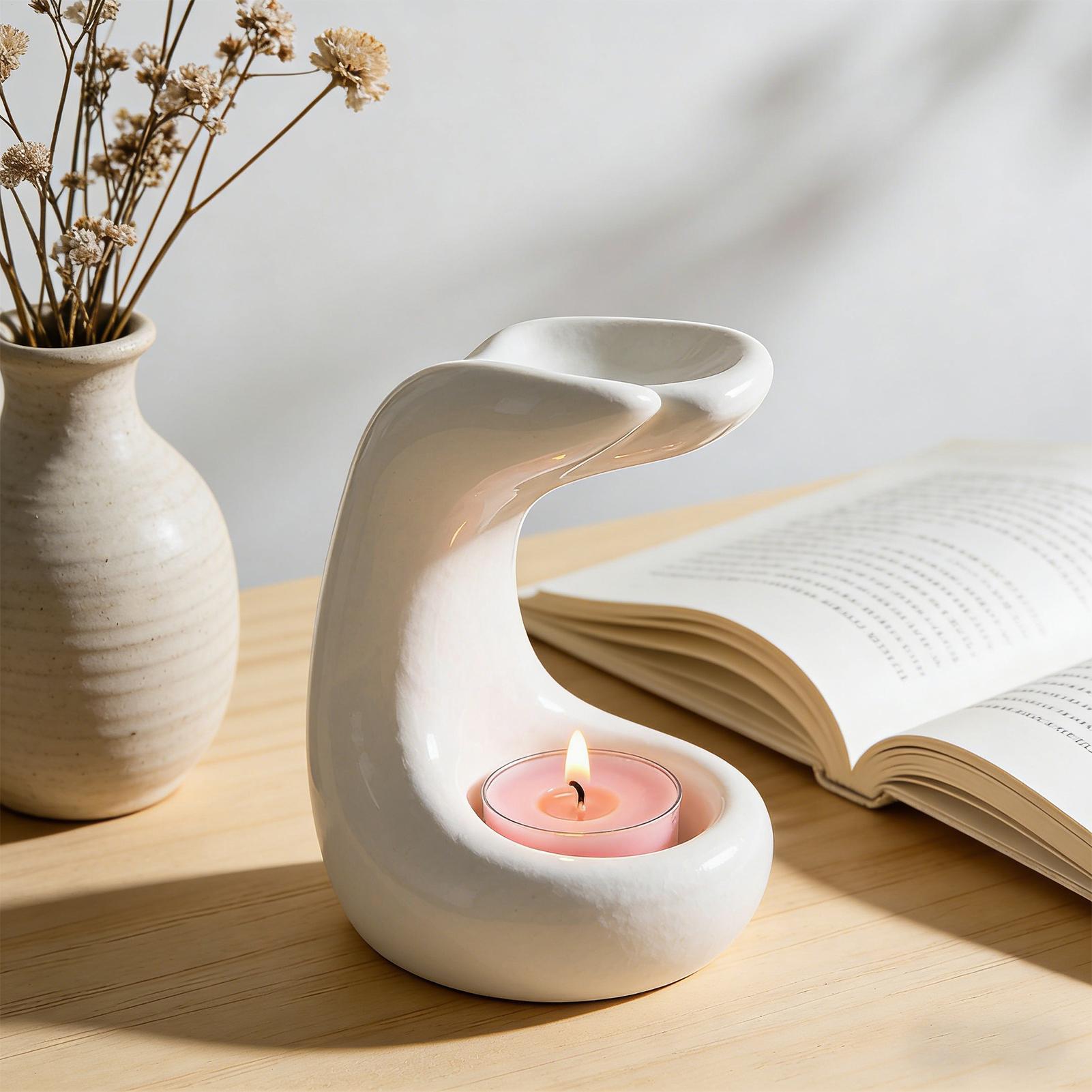 Tealight Wax Melt Warmer Palm  – Coffee Tea Warmer recenzja i cena