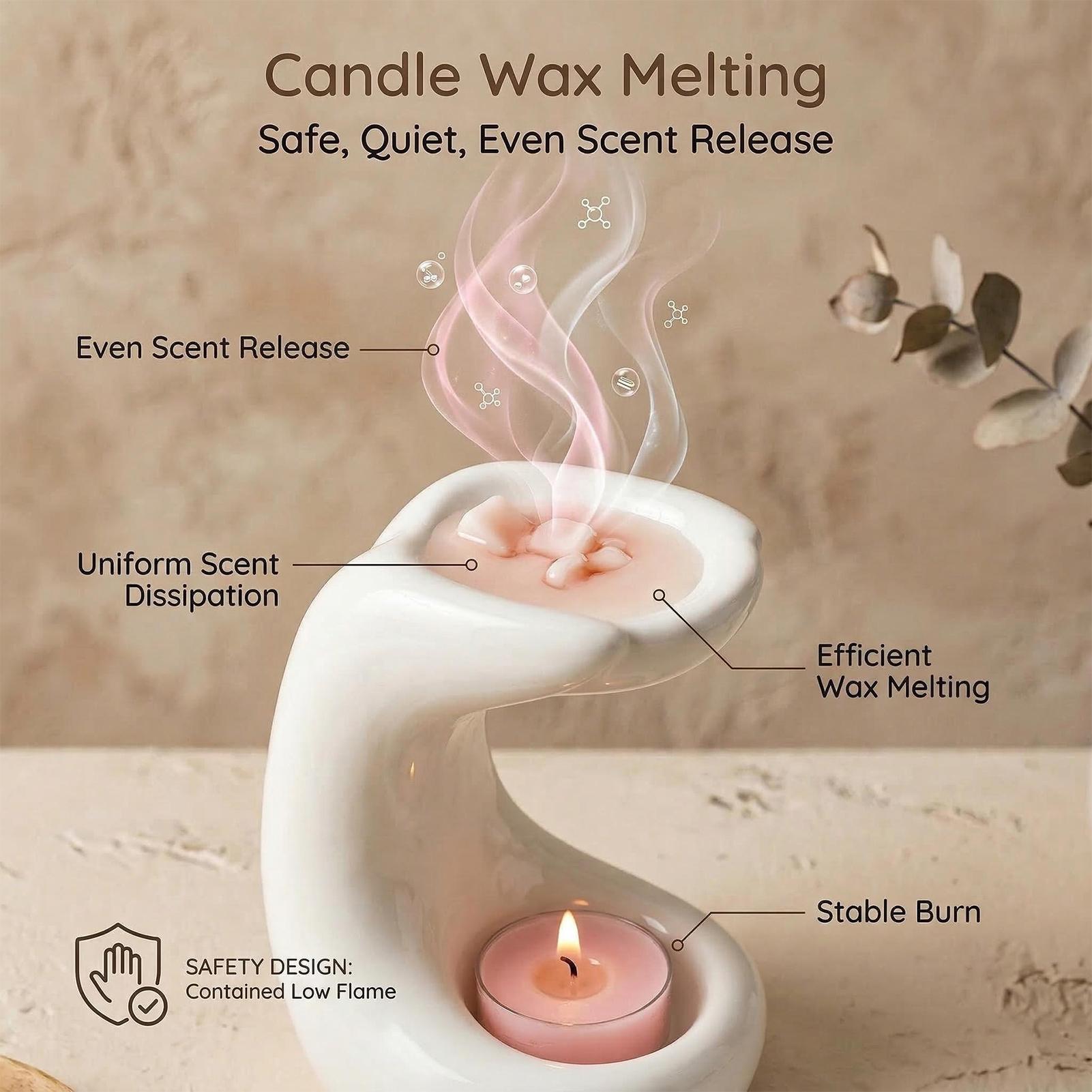 Tealight Wax Melt Warmer Palm  – Coffee Tea Warmer recenzja i cena
