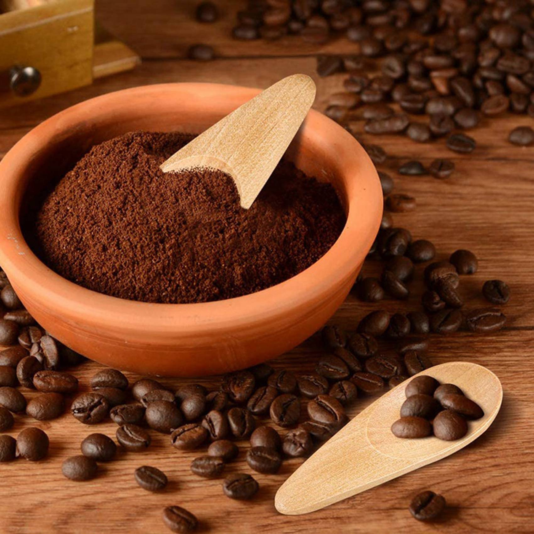 A04G-10 Pieces Mini Wooden Spo – Coffee Tea Etc recenzja i cena