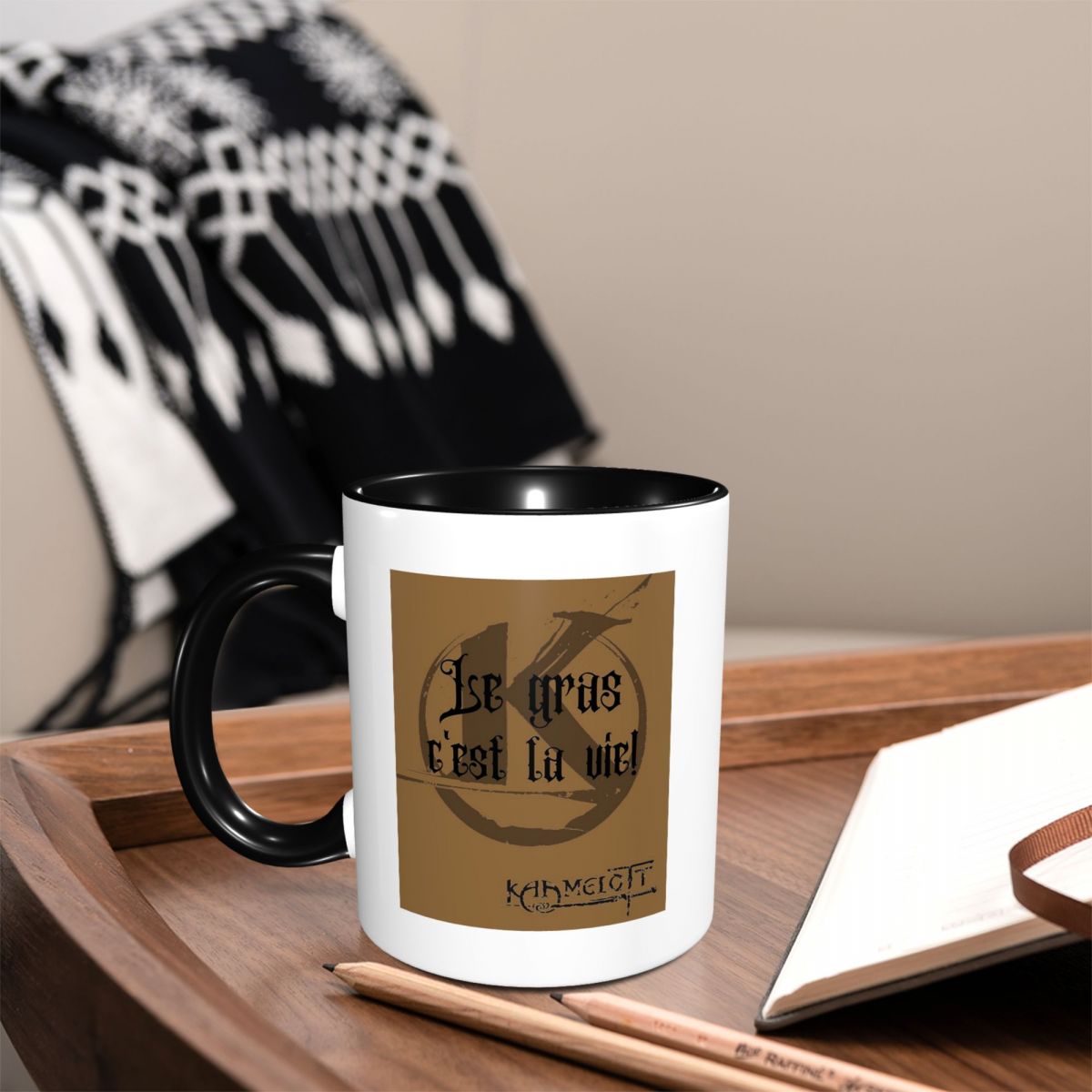 Quote Kaamelott The Fat! Mug F – Coffee Tea Quotes recenzja i cena