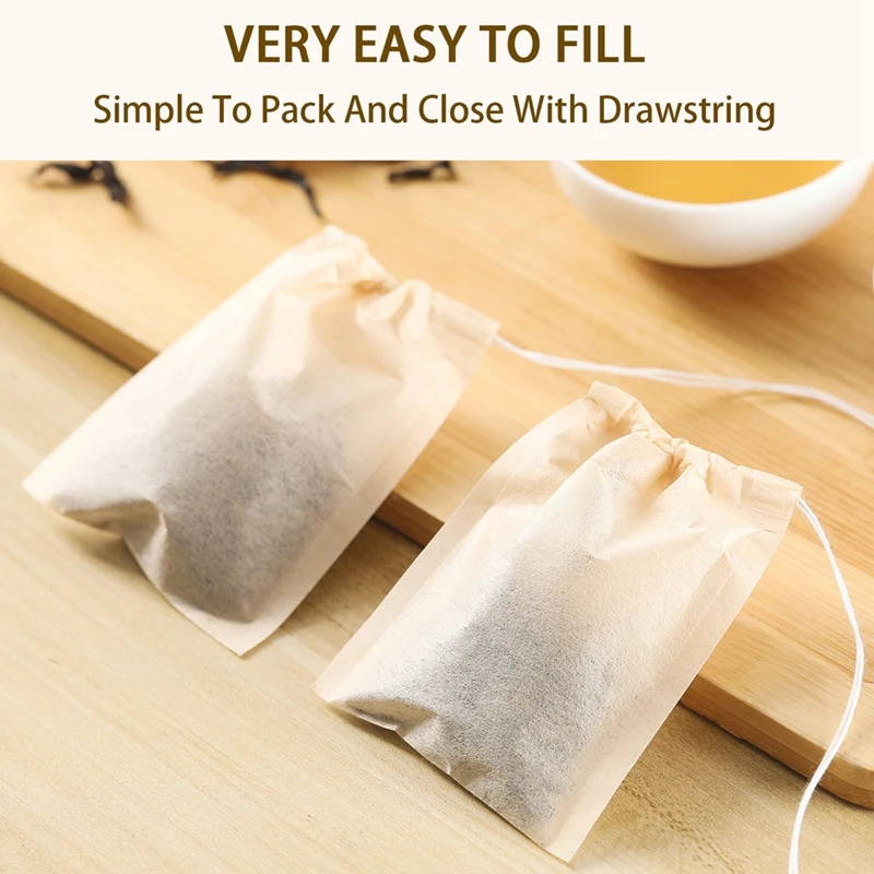 100Pcs Teabags with Drawstring – Coffee Bean And Tea Leaf recenzja i cena