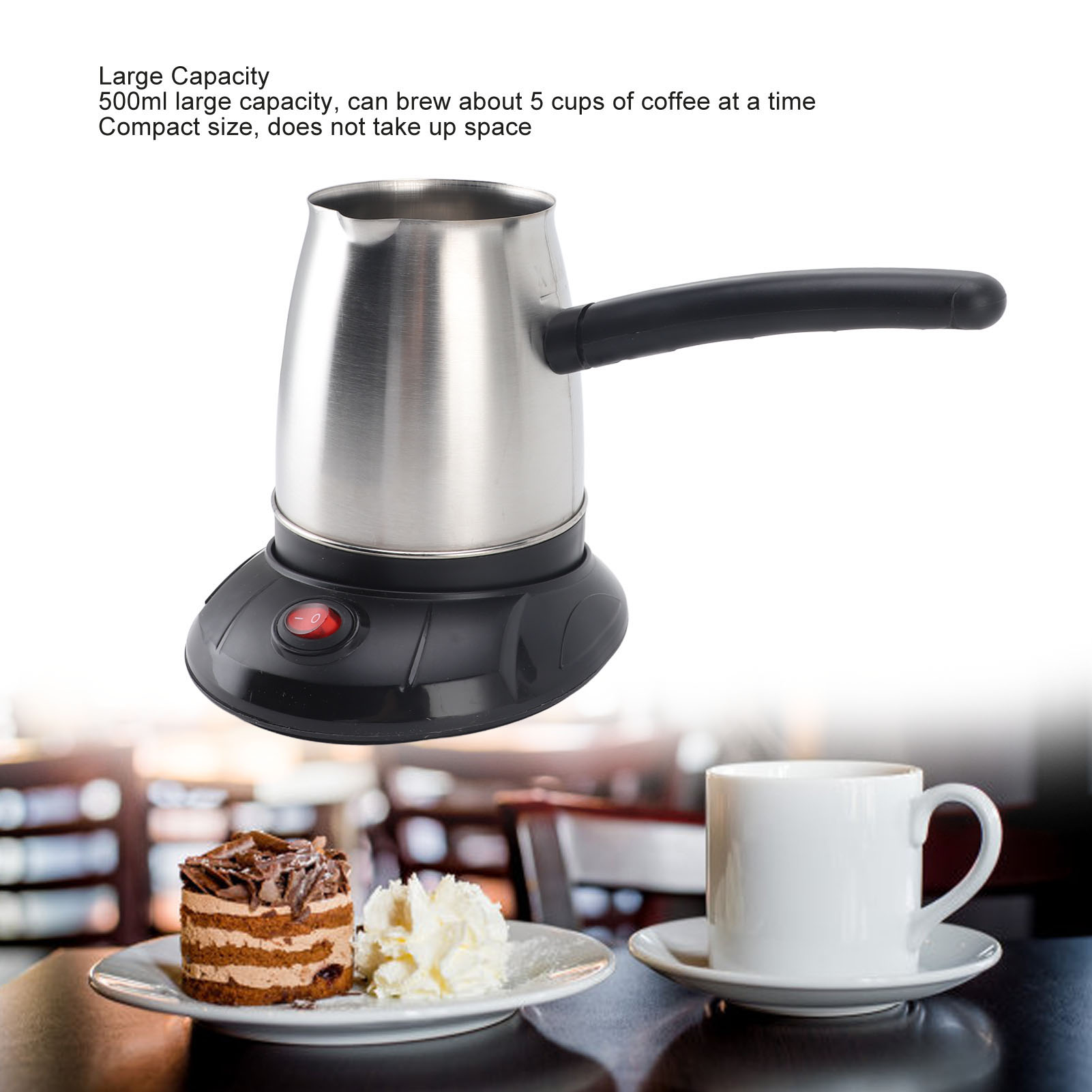 500ml Stainless Steel Electric – Coffee Tea Maker recenzja i cena