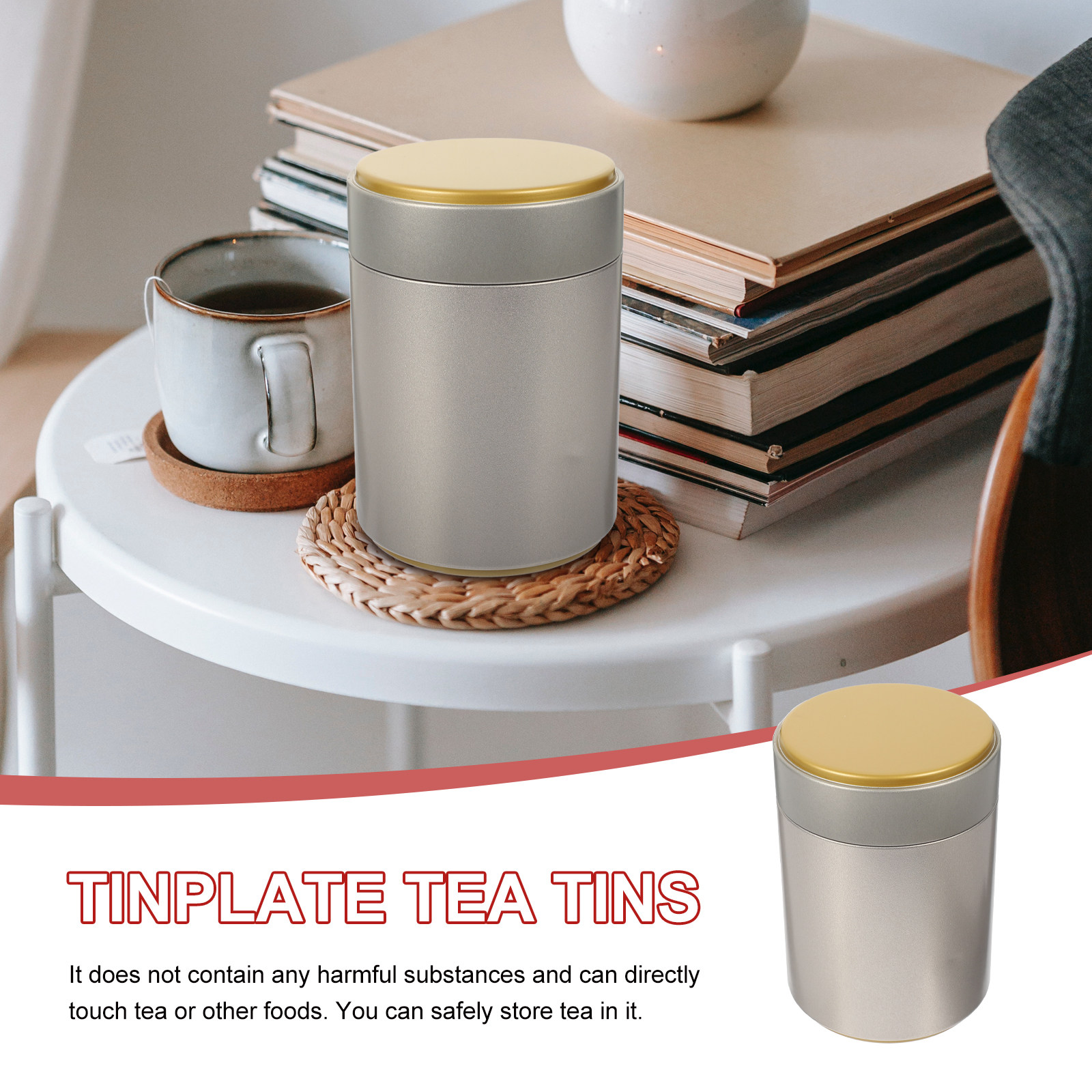 Elegant Sealed Tea Jar Tinplat – Coffee Bean And Tea Leaf recenzja i cena