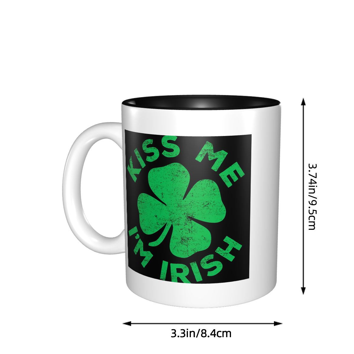 Kiss Me I'm Irish Mug Funny Ce – Coffee Tea Me recenzja i cena