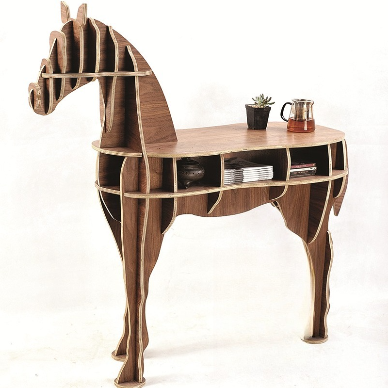 Creative Wooden Horse Tea Coff – Coffee Tea Library recenzja i cena