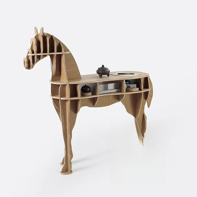 Creative Wooden Horse Tea Coff – Coffee Tea Library recenzja i cena