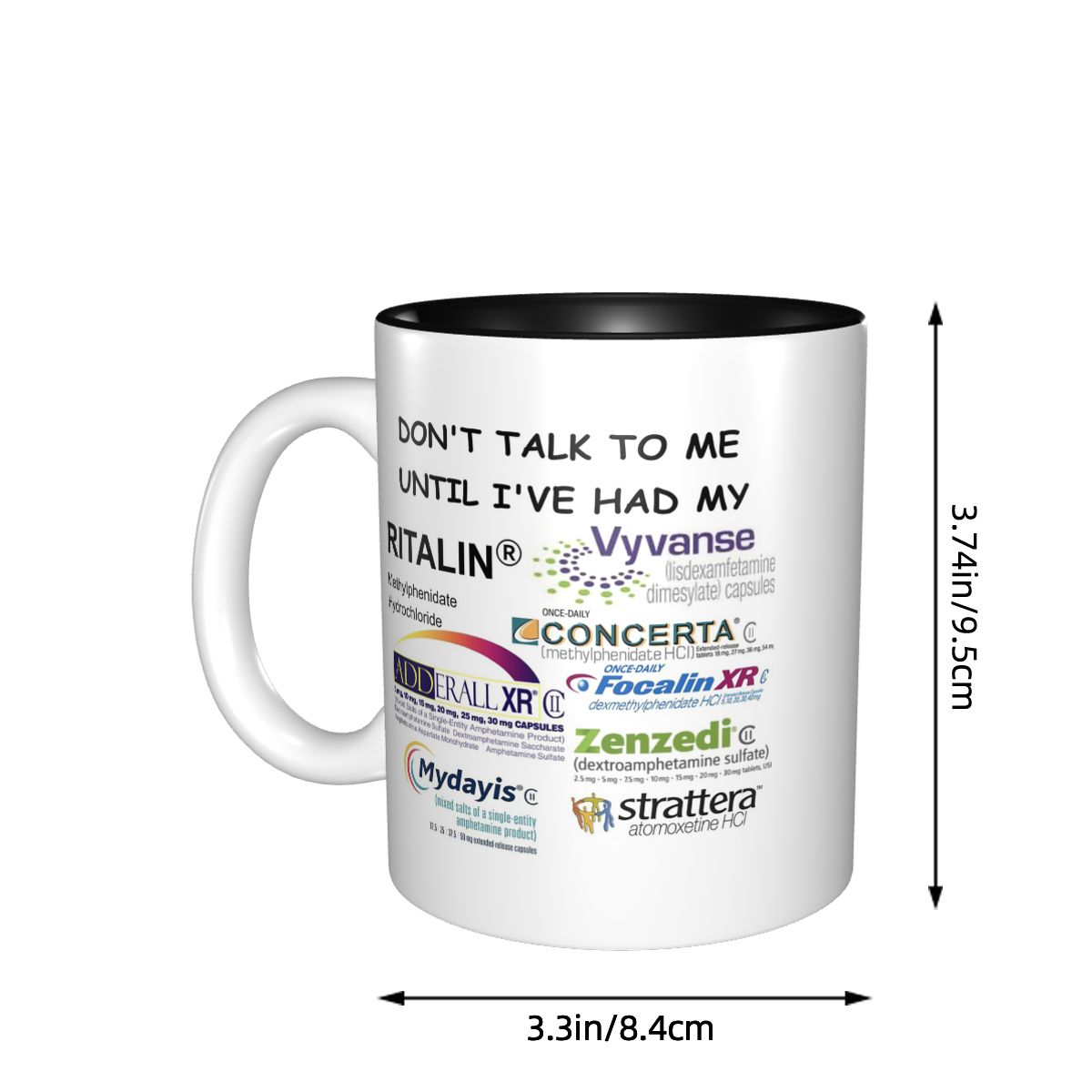 Dont Talk To Me Mug Funny Cera – Coffee Tea Me recenzja i cena