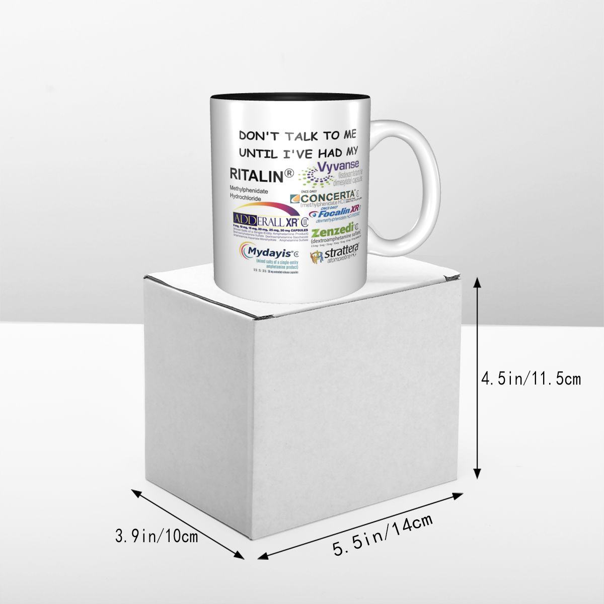 Dont Talk To Me Mug Funny Cera – Coffee Tea Me recenzja i cena