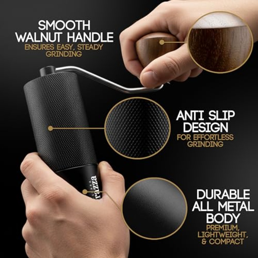 Manual Coffee Grinder, Conical – Coffee & Tea Difabis recenzja i cena