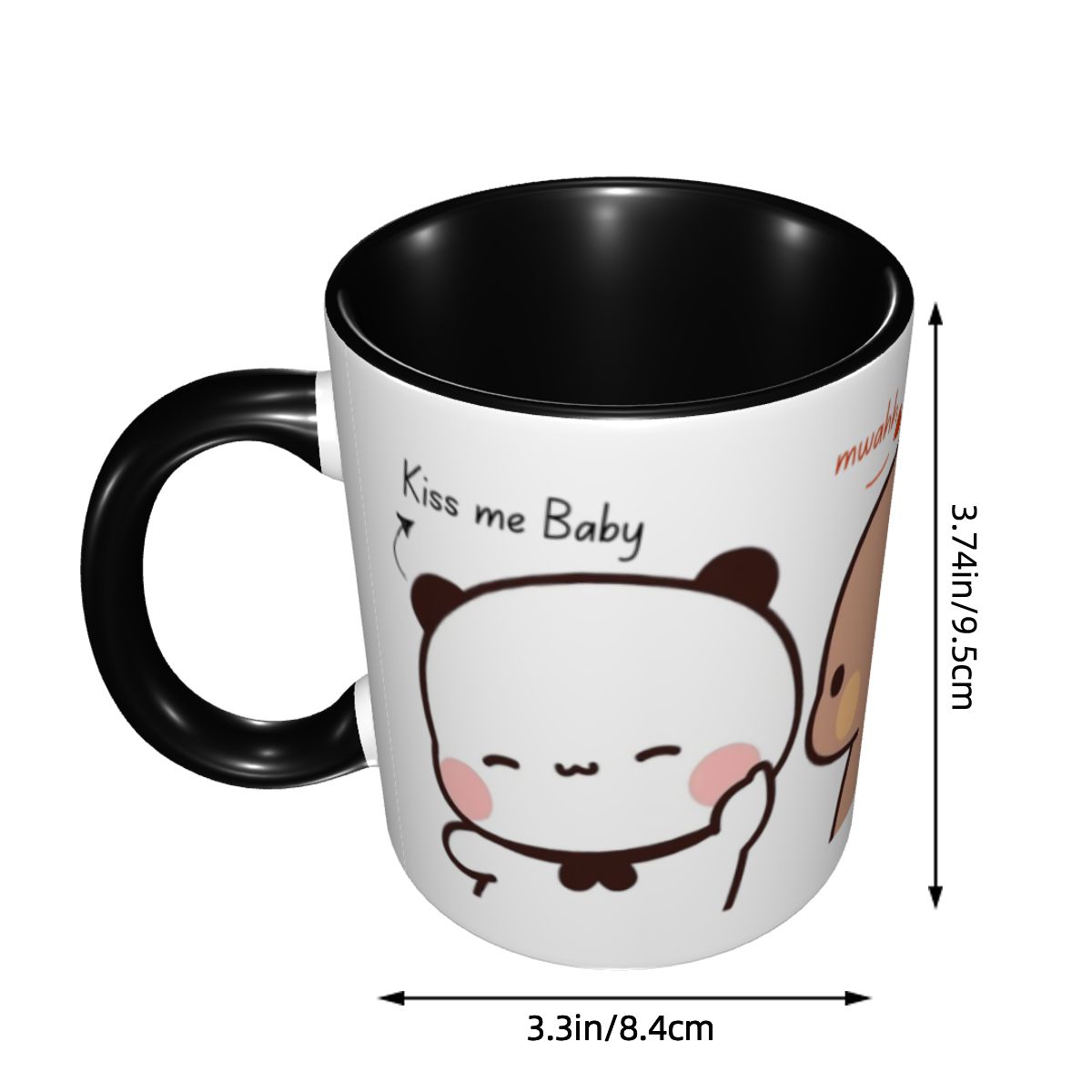 Personalized Kiss Me Baby Mwah – Coffee Tea Me recenzja i cena