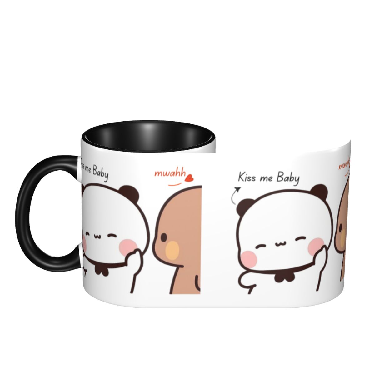 Personalized Kiss Me Baby Mwah – Coffee Tea Me recenzja i cena