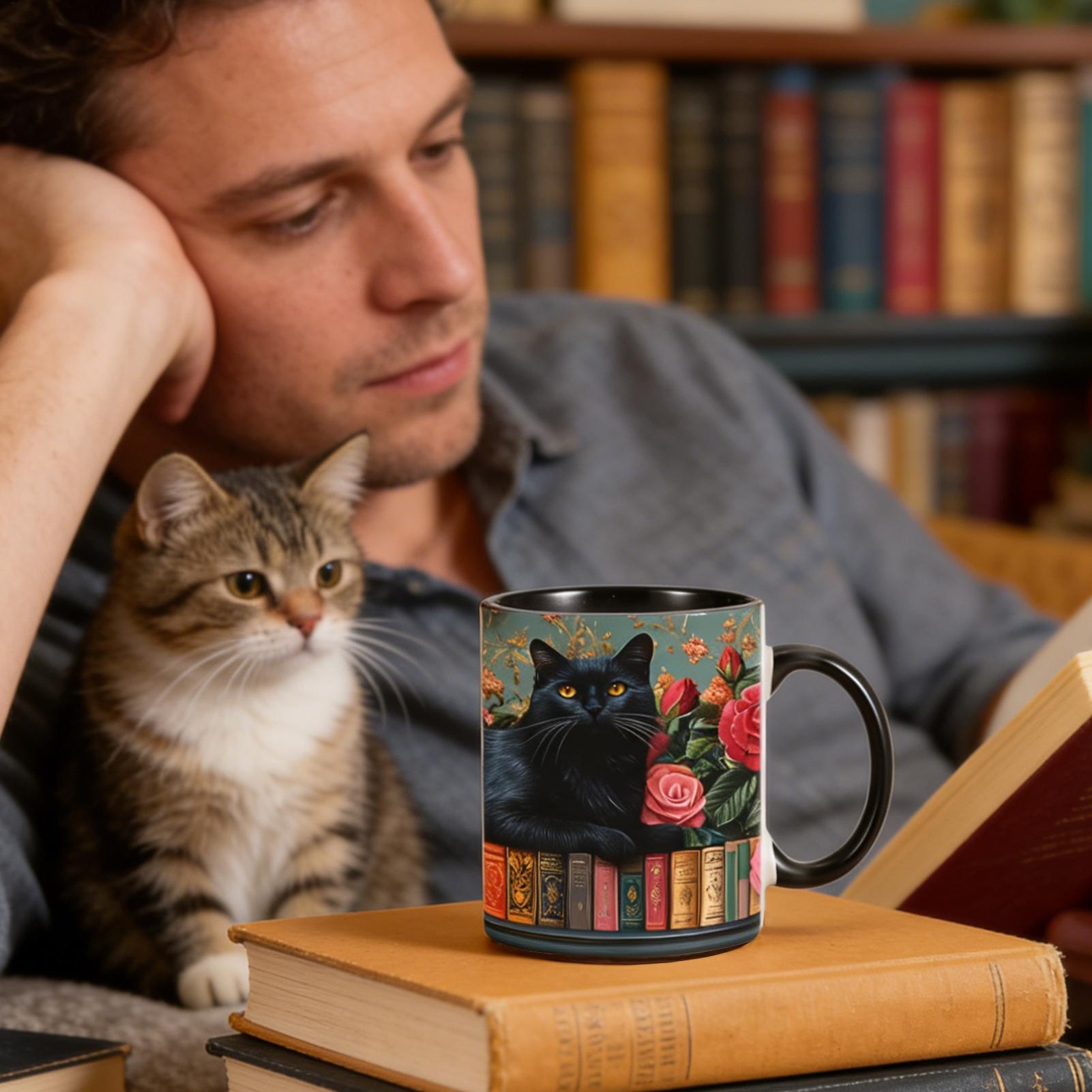 Mug For Coffee Cat Theme Heat- – Coffee Tea Library recenzja i cena