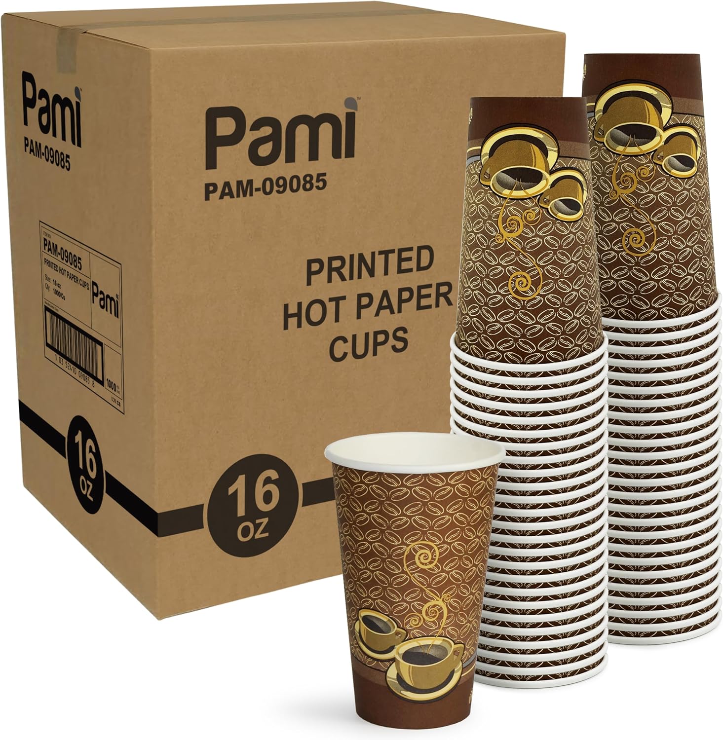 Disposable Coffee Cups 16oz, S – Coffee Tea recenzja i cena