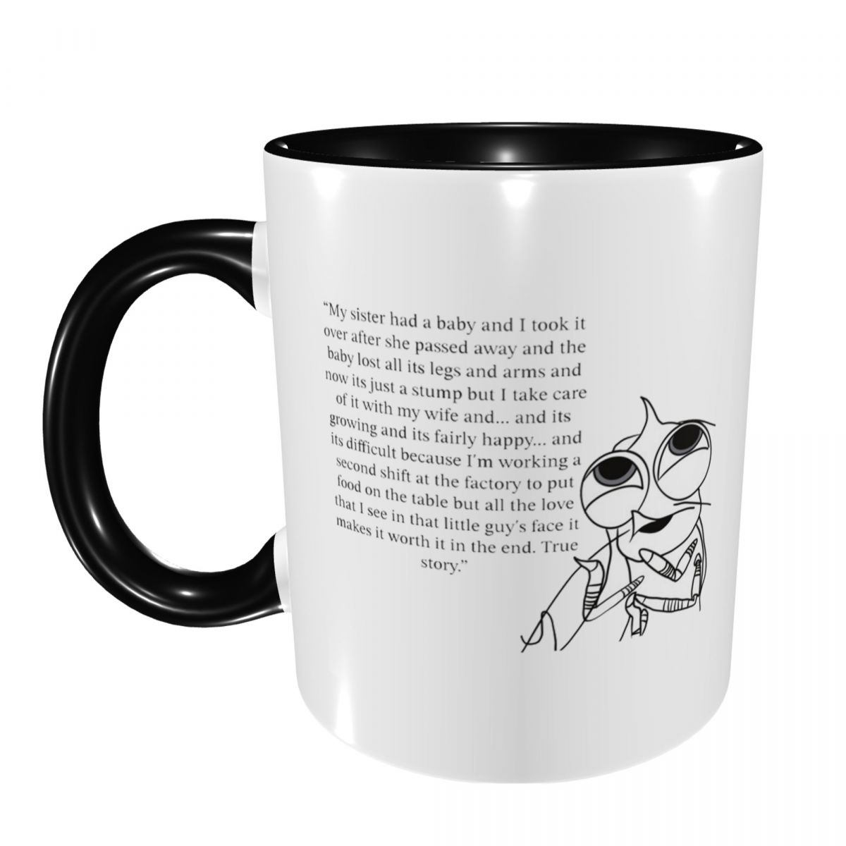 Shark Tales Shrimp Quote Mug F – Coffee Tea Quotes recenzja i cena