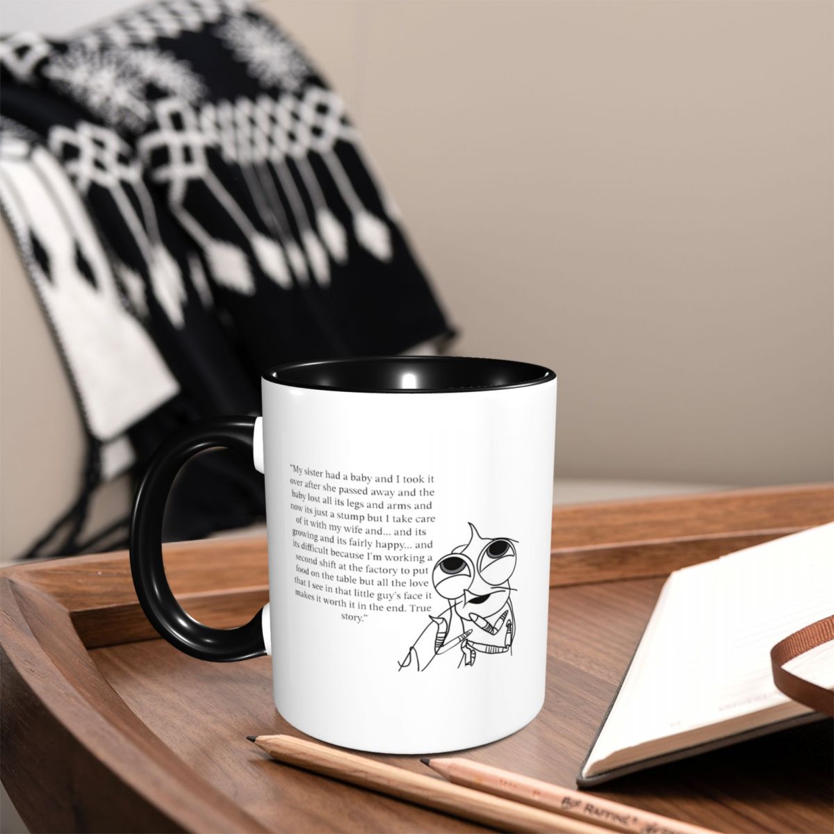 Shark Tales Shrimp Quote Mug F – Coffee Tea Quotes recenzja i cena