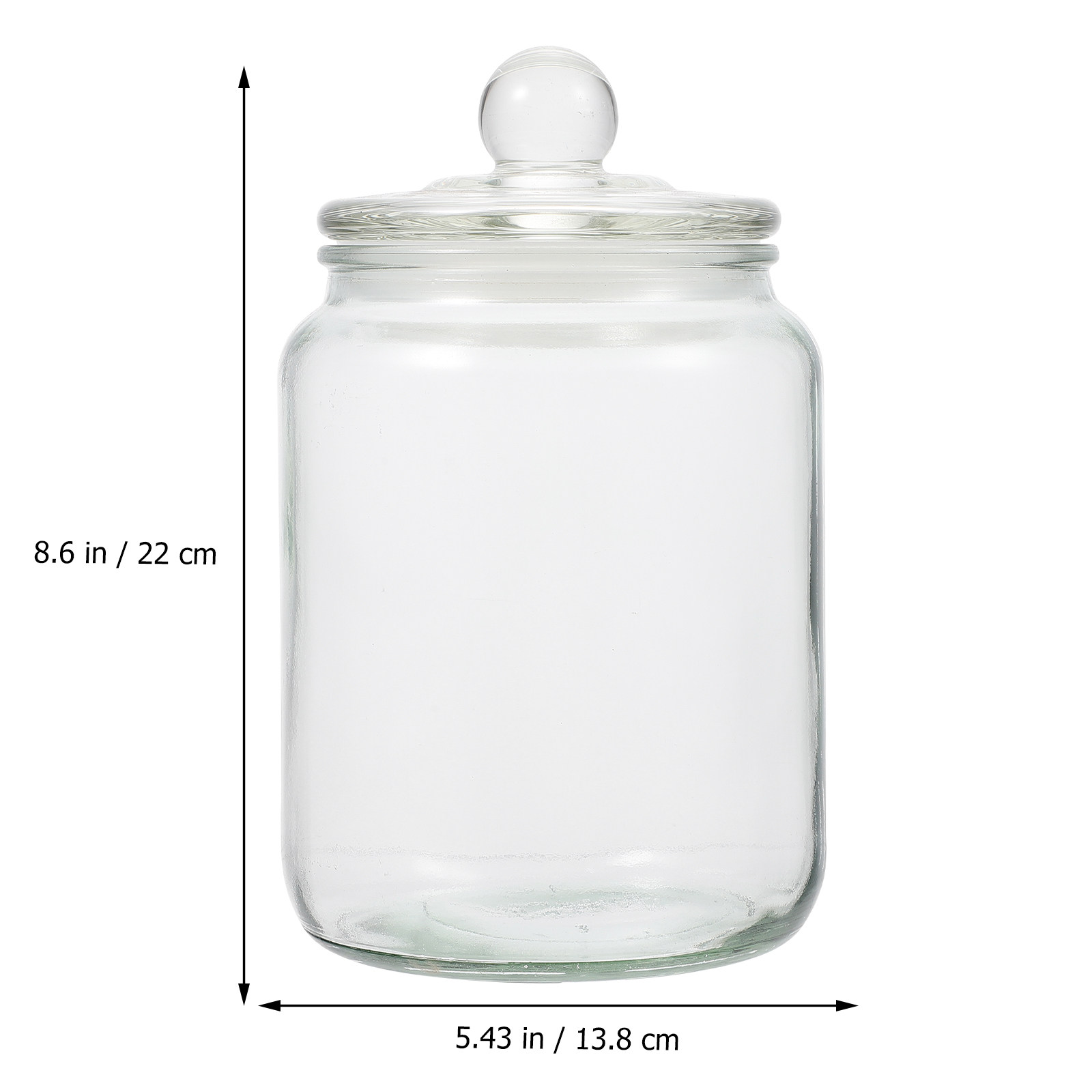 1Pcs 2L Food Storage Jar Glass – Coffee Bean And Tea Leaf recenzja i cena