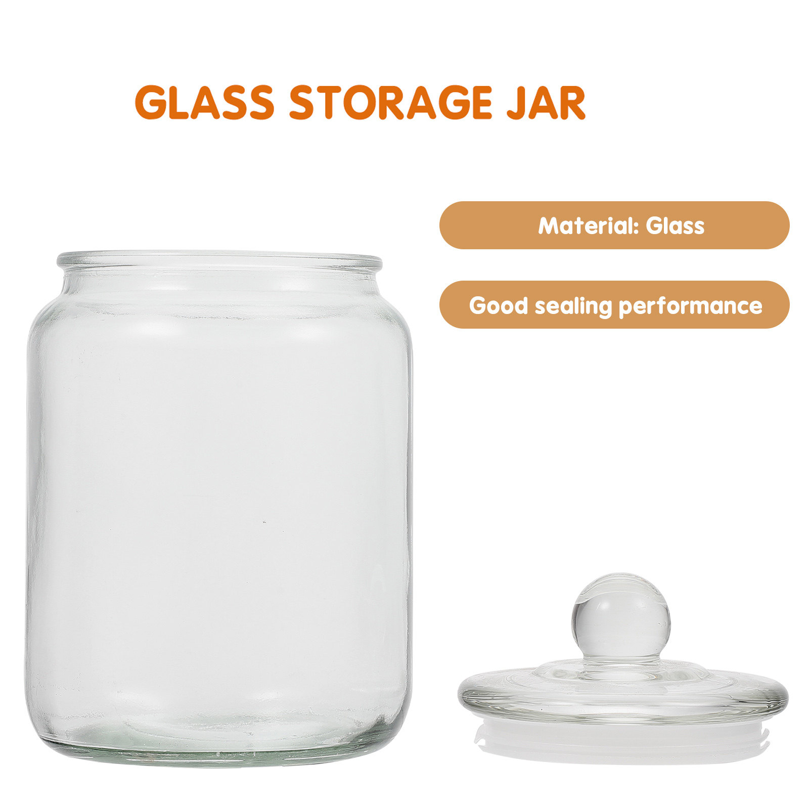 1Pcs 2L Food Storage Jar Glass – Coffee Bean And Tea Leaf recenzja i cena