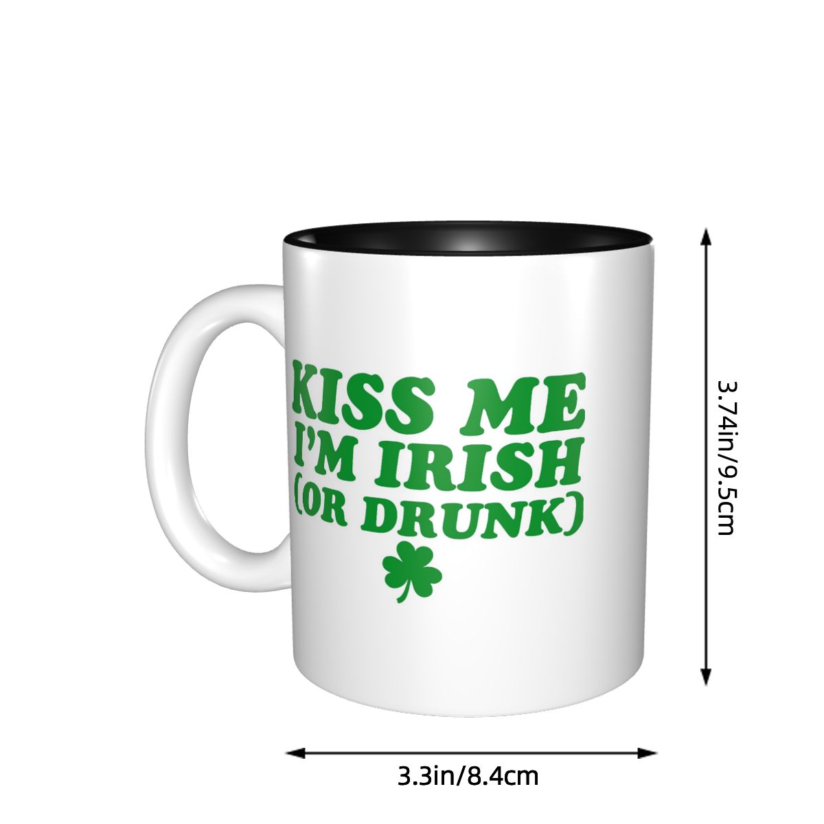 Kiss Me I'm Irish Mug Funny Ce – Coffee Tea Me recenzja i cena