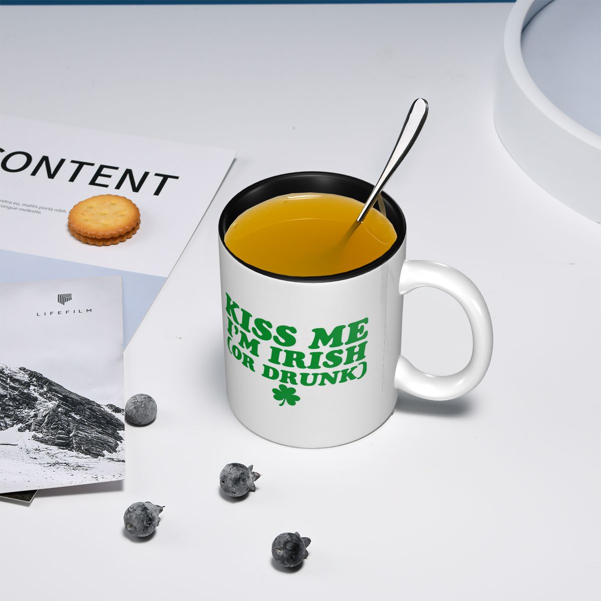 Kiss Me I'm Irish Mug Funny Ce – Coffee Tea Me recenzja i cena