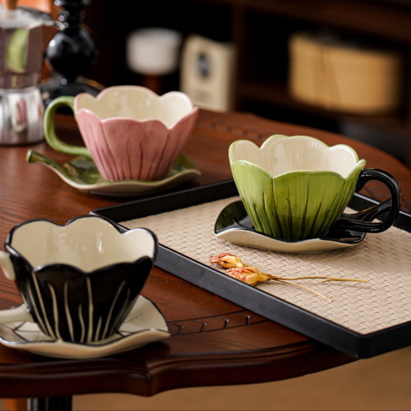 Irregular Hand-painted Coffee  – Coffee Leaves Tea recenzja i cena