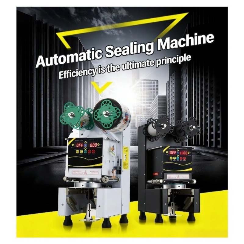 Automatic Plastic Cup Sealing  – Coffee Tea recenzja i cena