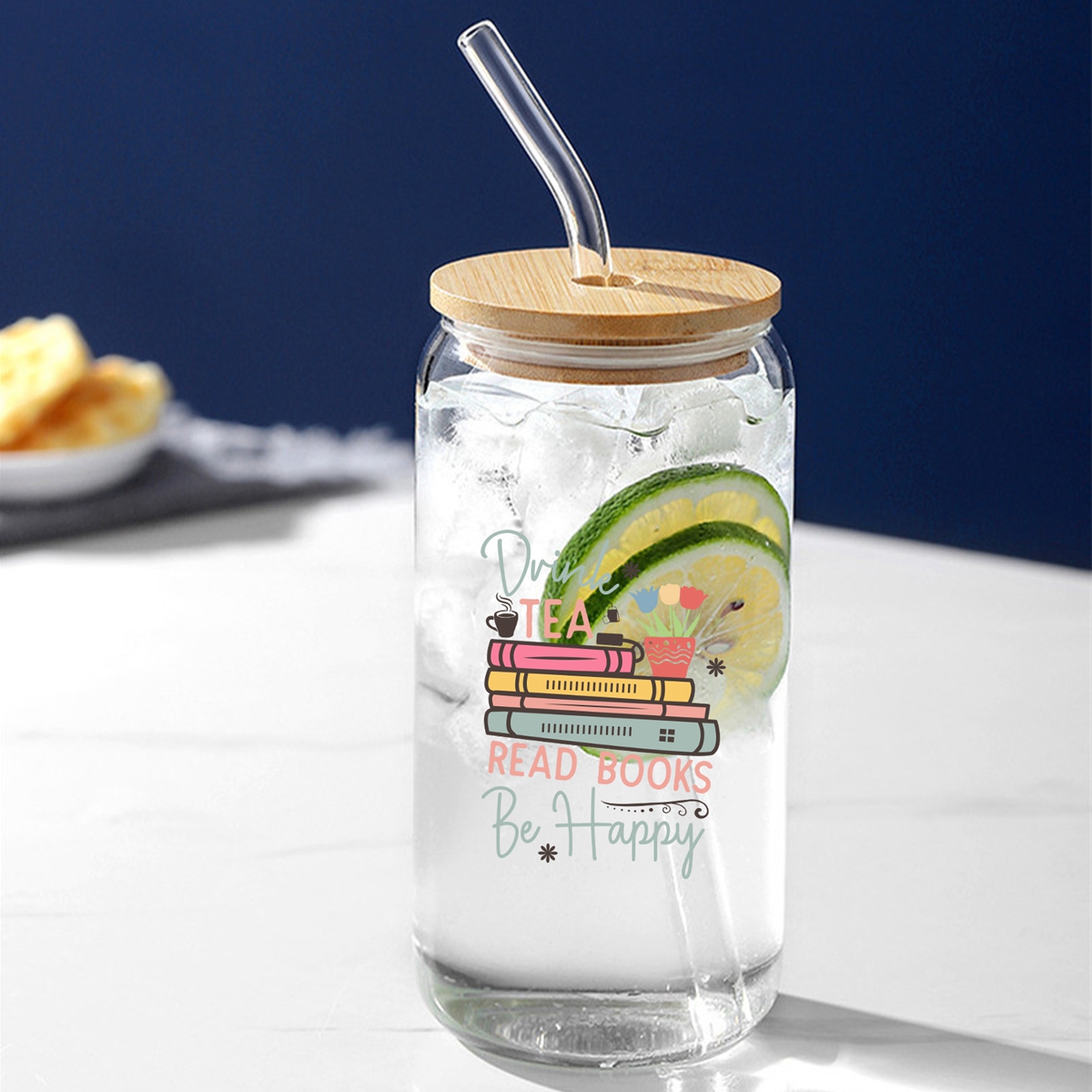 1pc Drink Tea Read Books Be Ha – Coffee Tea Library recenzja i cena