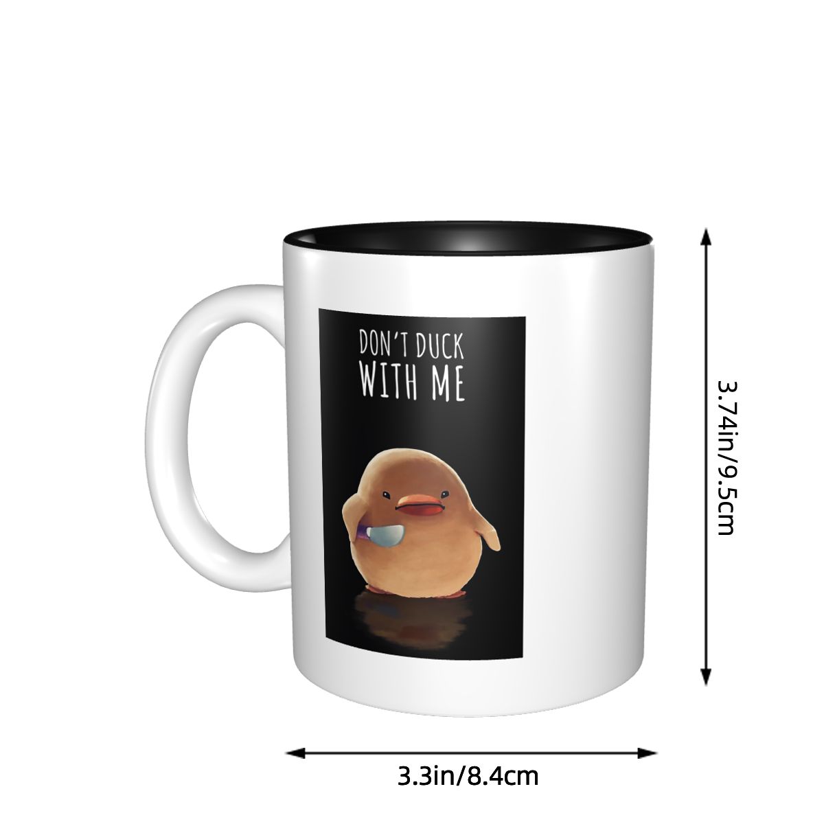 Don't Duck With Me - Meme Mug  – Coffee Tea Me recenzja i cena
