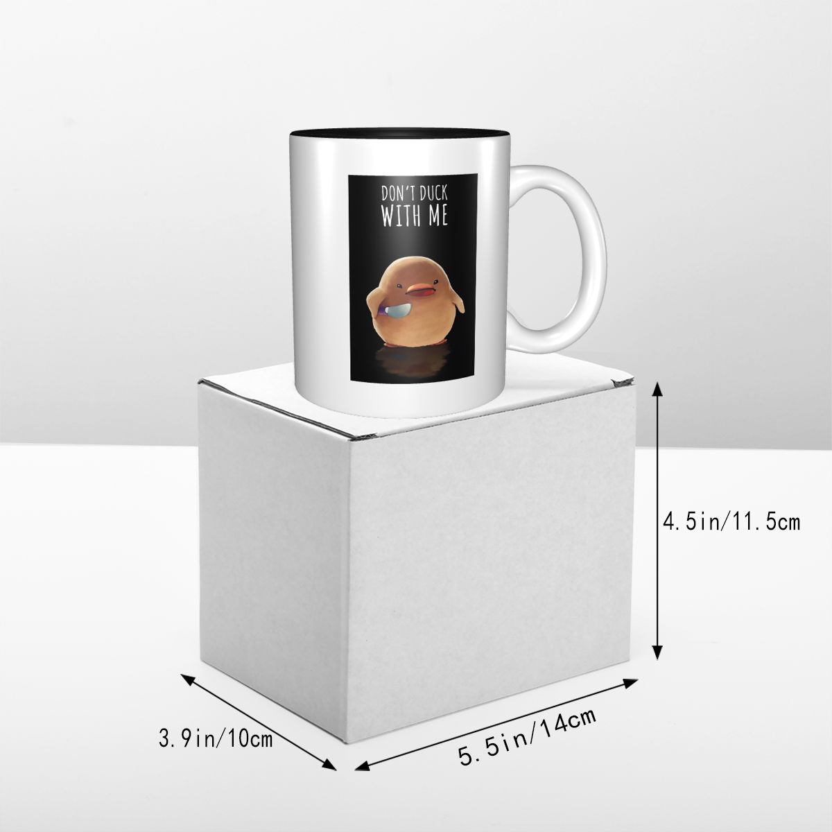 Don't Duck With Me - Meme Mug  – Coffee Tea Me recenzja i cena