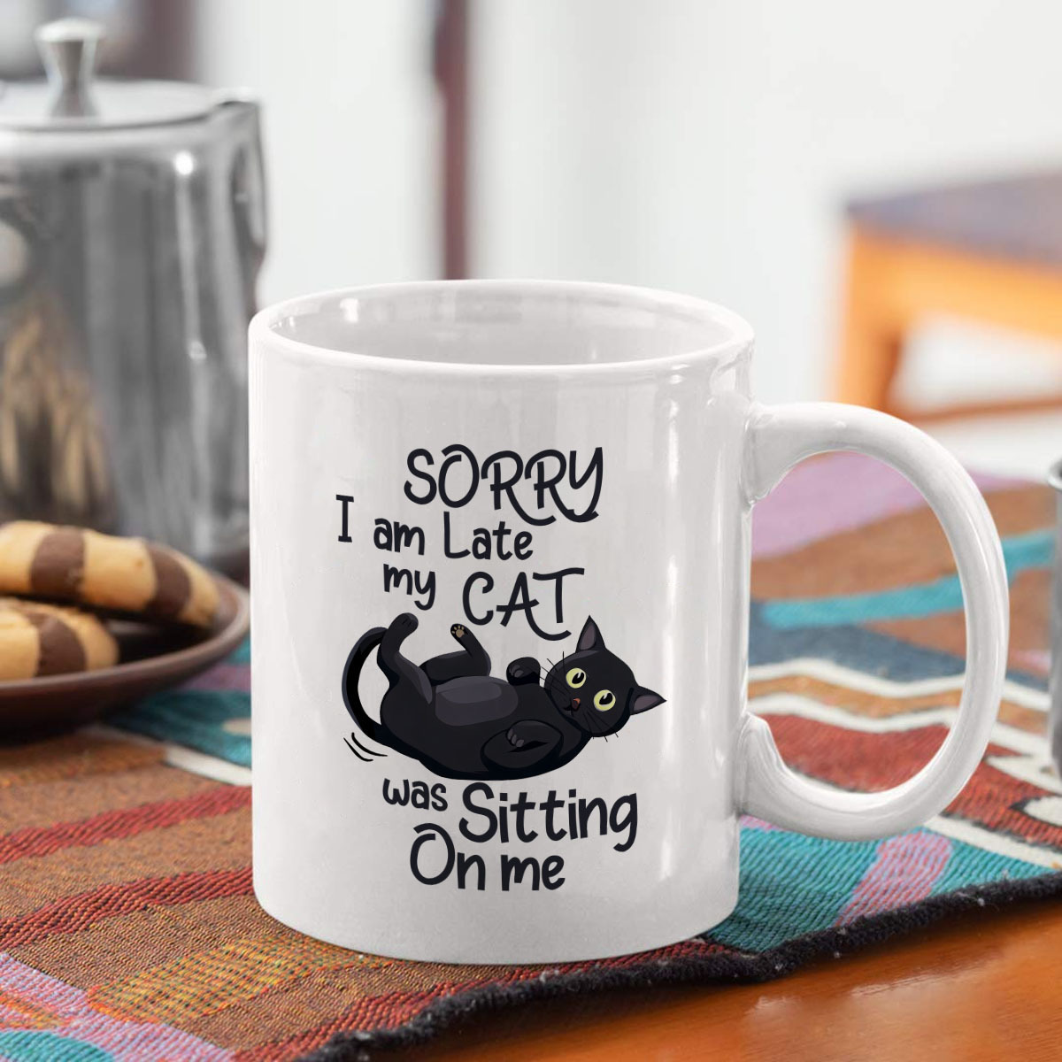 1 Funny Cat Shaped Ceramic Mug – Coffee Tea Me recenzja i cena