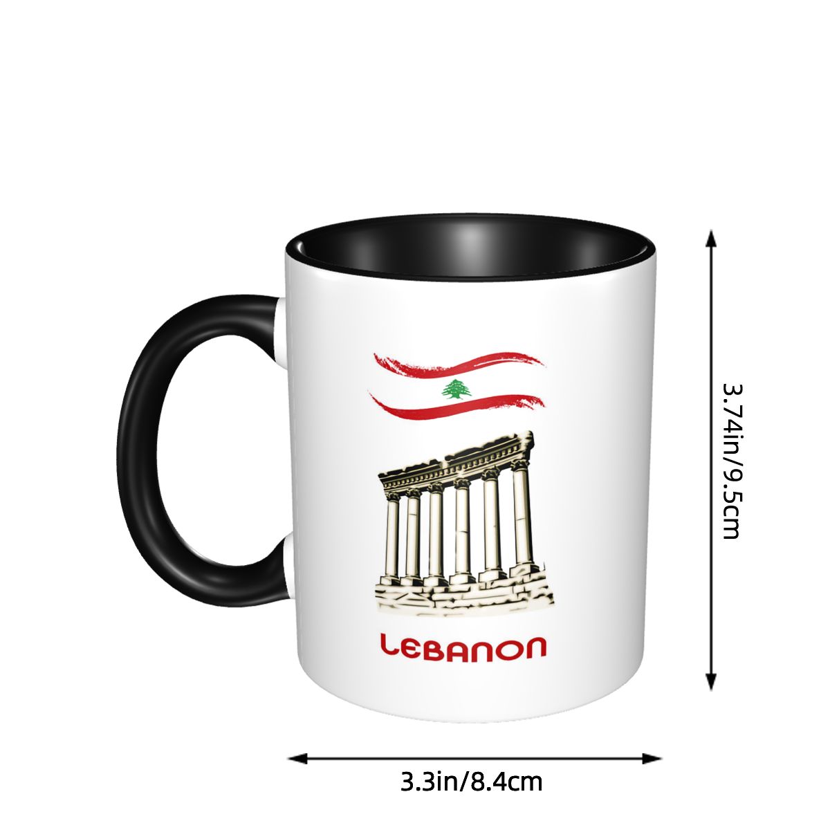 Lebanon Flag Lebanese Kiss Me  – Coffee Tea Me recenzja i cena