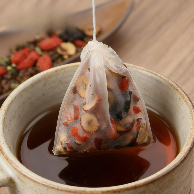 200/50Pcs Nylon Tea Bags Small – Coffee Leaves Tea recenzja i cena