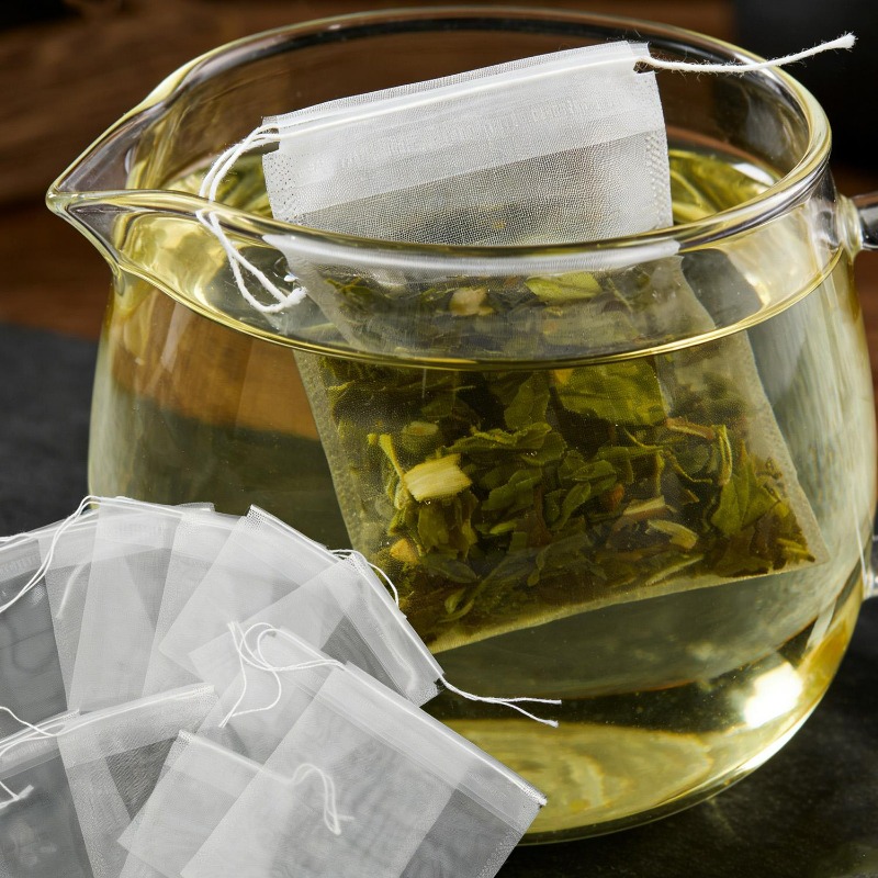200/50Pcs Nylon Tea Bags Small – Coffee Leaves Tea recenzja i cena