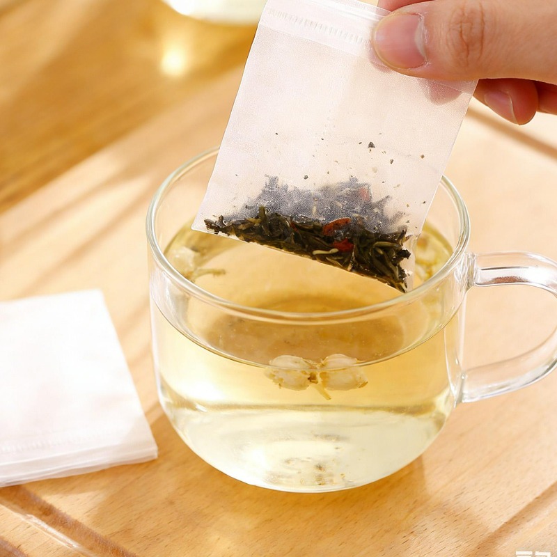 200/50Pcs Nylon Tea Bags Small – Coffee Leaves Tea recenzja i cena