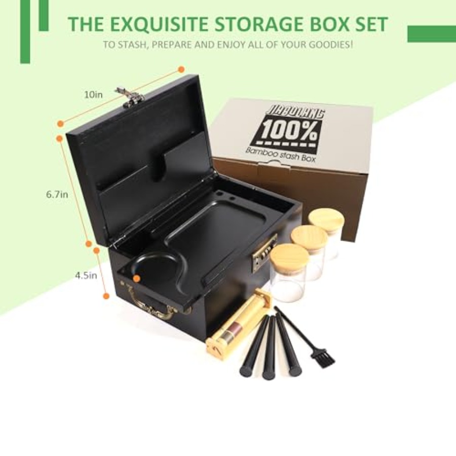 Bamboo Box with Combination Lo – Coffee Tea Etc recenzja i cena