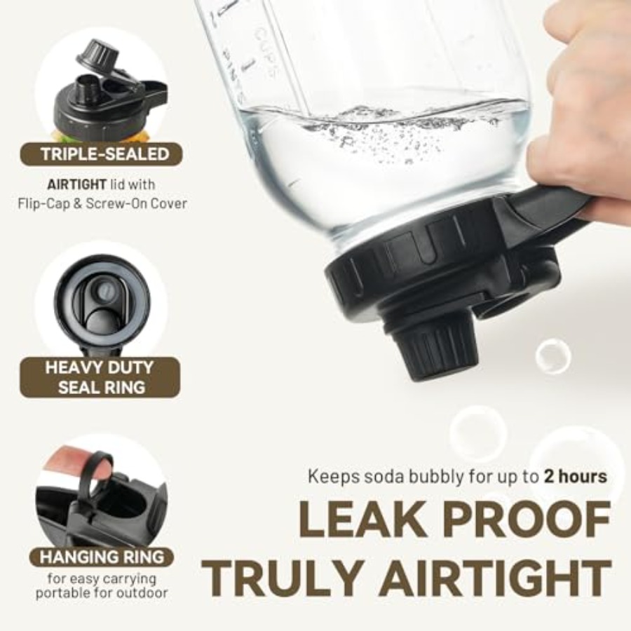 2 Pack Mason Jar Pitcher - Air – Cold Brew Jar recenzja i cena