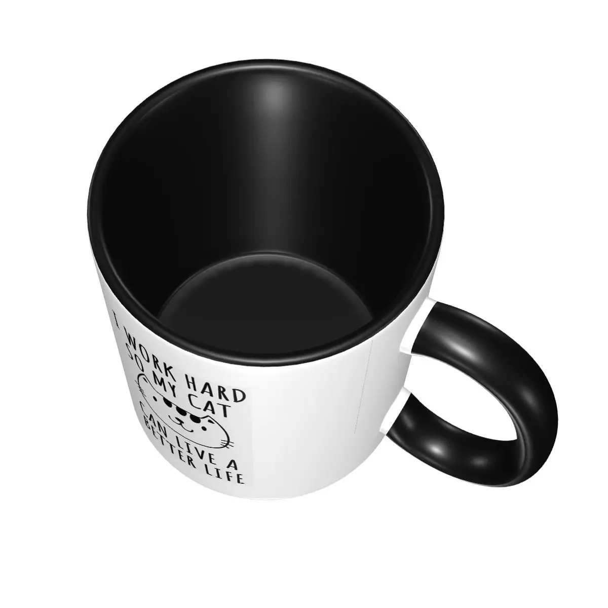 Quote Cat I Work Hard So My Ca – Coffee Tea Quotes recenzja i cena
