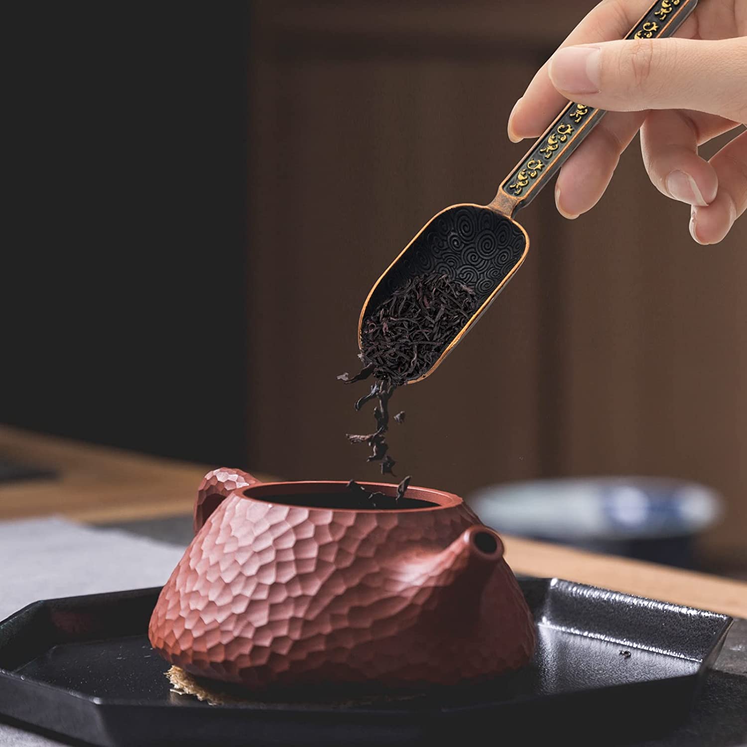 Metal Measuring Shovel Spoon V – Coffee Bean And Tea Leaf recenzja i cena